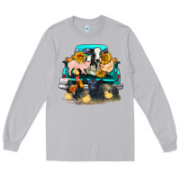 Moon Dust farm truck farm animals Long Sleeve Tee - FaDigitalArtStudio