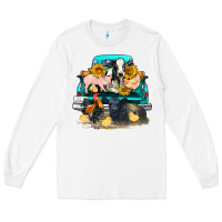 Farm Truck Farm Animals Long Sleeve Tee | Teevron