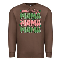 Chestnut one lucky mama Premium Sweatshirt - MaliasSmallBusiness