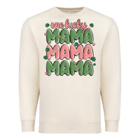 Sandshell one lucky mama Premium Sweatshirt - MaliasSmallBusiness