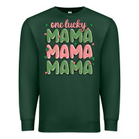 Sports Green one lucky mama Premium Sweatshirt - MaliasSmallBusiness