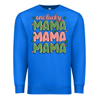 True Royal one lucky mama Premium Sweatshirt - MaliasSmallBusiness