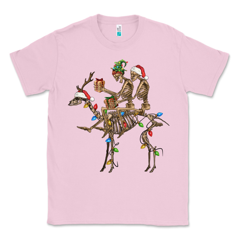 Christmas Deer And Skeletons Classic Tee by FaDigitalArtStudio | Teevron