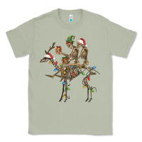 Matcha Christmas deer and skeletons Classic Tee - FaDigitalArtStudio