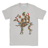 Moon Dust Christmas deer and skeletons Classic Tee - FaDigitalArtStudio