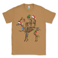 Toasted Coconut Christmas deer and skeletons Classic Tee - FaDigitalArtStudio