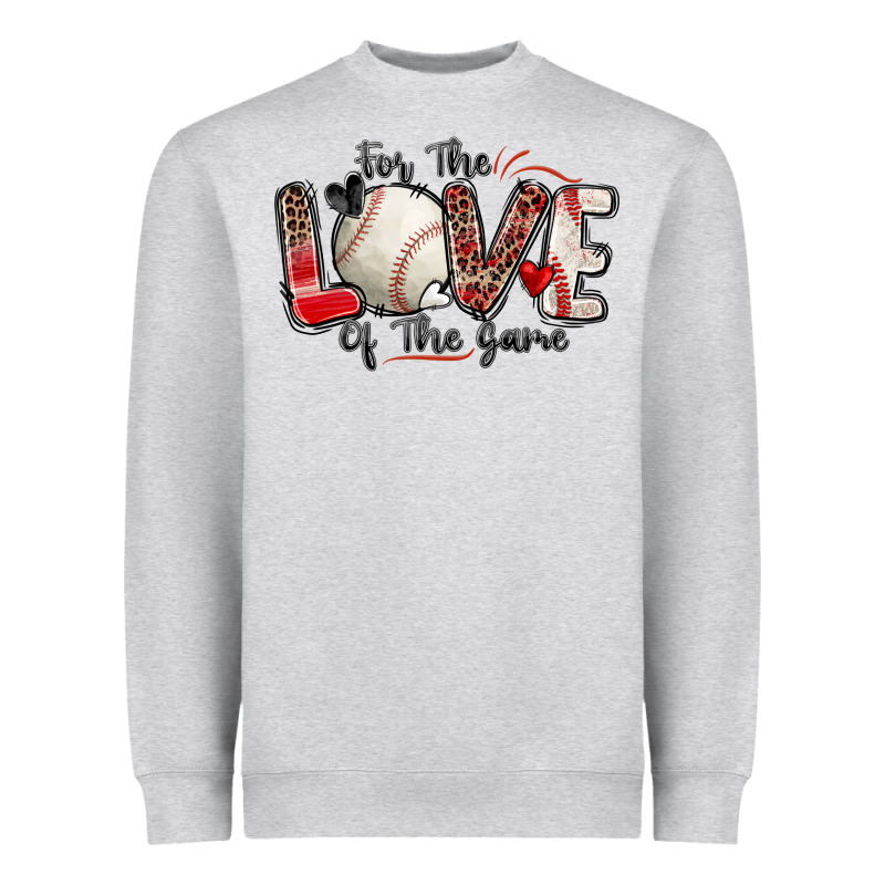 For The Love Of The Game Baseball Heavyweight Sweatshirt by Zillion Design Studio | Teevron