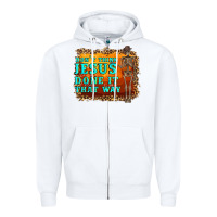 White don't jesus done it that way western skeleton Zipper Hoodie - Artiststas