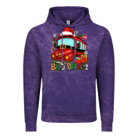 Cloud Purple christmas bus driver Vintage Hoodie - Zillion Design Studio