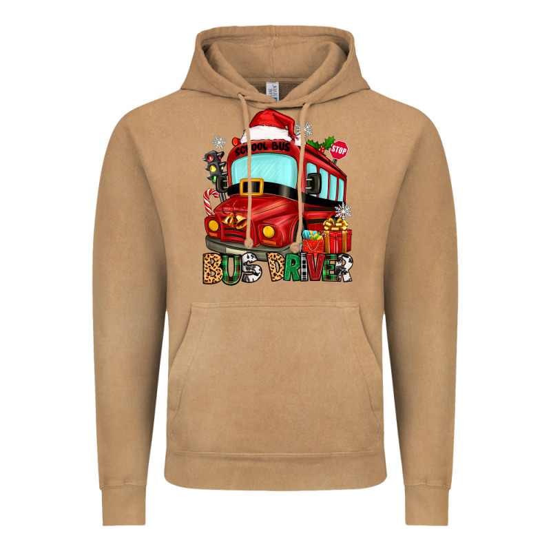Christmas Bus Driver Vintage Hoodie by Zillion Design Studio | Teevron