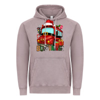 Vintage Zinc christmas bus driver Vintage Hoodie - Zillion Design Studio