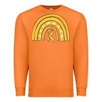 Carrot childhood cancer awareness rainbow Premium Sweatshirt - MaliasSmallBusiness