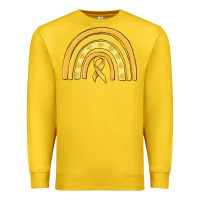 Childhood Cancer Awareness Rainbow Premium Sweatshirt | Teevron