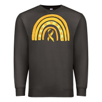 Smoke childhood cancer awareness rainbow Premium Sweatshirt - MaliasSmallBusiness