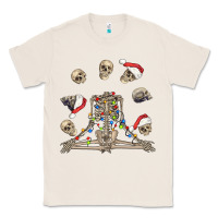 Natural christmas human skeleton and skulls Classic Tee - FaDigitalArtStudio
