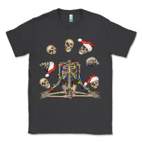 Smoke christmas human skeleton and skulls Classic Tee - FaDigitalArtStudio