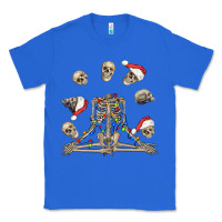 True Royal christmas human skeleton and skulls Classic Tee - FaDigitalArtStudio