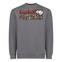 Storm baseball grandma with leopard Heavyweight Sweatshirt - texasbilliewilder