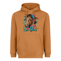 Meerkat free spirit quarter horse floral Heavyweight Hoodie - LillyAllenDesigns