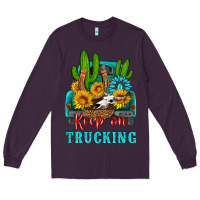 Keep On Trucking With Western Truck Long Sleeve Tee | Teevron
