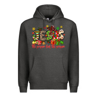 Charcoal Heather jesus the reason for the season Premium Hoodie - MaliasSmallBusiness