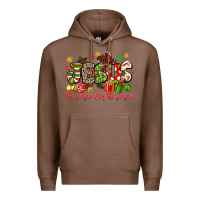 Chestnut jesus the reason for the season Premium Hoodie - MaliasSmallBusiness