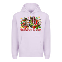 Lilac jesus the reason for the season Premium Hoodie - MaliasSmallBusiness
