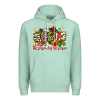 Seafoam jesus the reason for the season Premium Hoodie - MaliasSmallBusiness