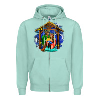 Jesus And Mary With God Zipper Hoodie | Teevron