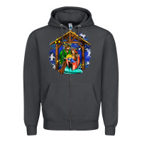 Smoke jesus and mary with god Zipper Hoodie - AdoDesignShop