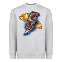 Football Lightning Bolt Heavyweight Sweatshirt | Teevron