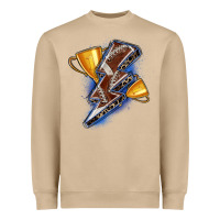 Mushroom football lightning bolt Heavyweight Sweatshirt - Zillion Design Studio