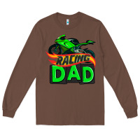 Chestnut racing dad with racing motorcycle Long Sleeve Tee - AdoDesignShop