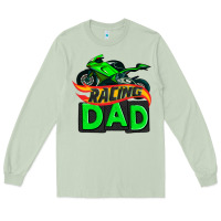 Matcha racing dad with racing motorcycle Long Sleeve Tee - AdoDesignShop