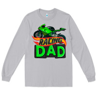Moon Dust racing dad with racing motorcycle Long Sleeve Tee - AdoDesignShop