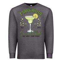 Charcoal Heather margarita social club Premium Sweatshirt - MaliasSmallBusiness