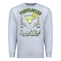 Heather Grey margarita social club Premium Sweatshirt - MaliasSmallBusiness