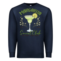 Navy margarita social club Premium Sweatshirt - MaliasSmallBusiness