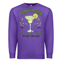 Purple margarita social club Premium Sweatshirt - MaliasSmallBusiness