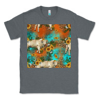 Western Charolais Cow Seamless Pattern Classic Tee | Teevron