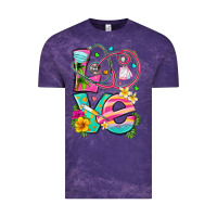 Cloud Purple love summer nurse Vintage Tee - texasbilliewilder