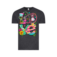 Vintage Black love summer nurse Vintage Tee - texasbilliewilder