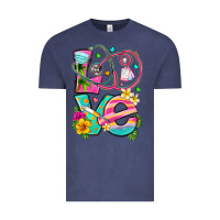 Vintage Denim love summer nurse Vintage Tee - texasbilliewilder