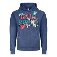 Vintage Denim dental squad with cowhide Vintage Hoodie - texasbilliewilder