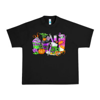 Black Halloween Nurse Coffee Cups Urban Heavy Tee - texasbilliewilder