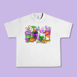 Halloween Nurse Coffee Cups Urban Heavy Tee Designed By Texasbilliewilder