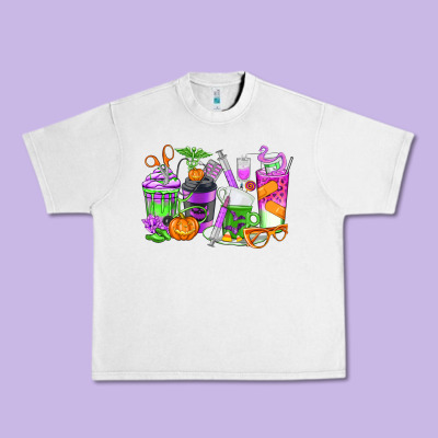 Halloween Nurse Coffee Cups Urban Heavy Tee Designed By Texasbilliewilder