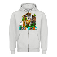 Holy Nıght Cows And Sunflowers Zipper Hoodie | Teevron