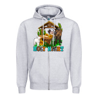 Heather Grey holy nıght cows and sunflowers Zipper Hoodie - AdoDesignShop