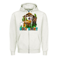 Oatmeal Heather holy nıght cows and sunflowers Zipper Hoodie - AdoDesignShop